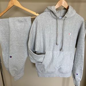 Champion Reserve Weave Hoodie and Sweatpants